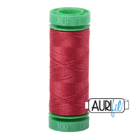 Aurifil 40wt Cotton Mako' 150m Spool - 2230 - Red Peony