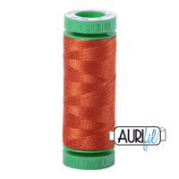 Aurifil 40wt Cotton Mako' 150m Spool - 2240 - Rusty Orange