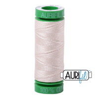 Aurifil 40wt Cotton Mako' 150m Spool - 2311 - Muslin