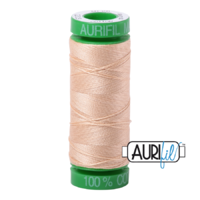 Aurifil 40wt Cotton Mako' 150m Spool - 2315 - Shell