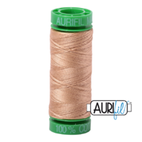 Aurifil 40wt Cotton Mako' 150m Spool - 2318 - Cachemire