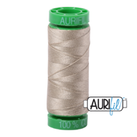 Aurifil 40wt Cotton Mako' 150m Spool - 2324 - Stone
