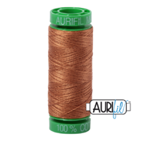 Aurifil 40wt Cotton Mako' 150m Spool - 2335 - Light Cinnamon