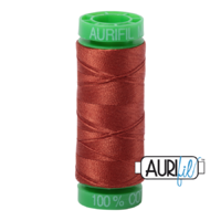 Aurifil 40wt Cotton Mako' 150m Spool - 2350 - Copper