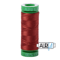 Aurifil 40wt Cotton Mako' 150m Spool - 2385 - Terracotta