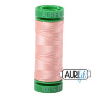 Aurifil 40wt Cotton Mako' 150m Spool - 2420 - Blush
