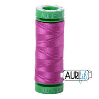 Aurifil 40wt Cotton Mako' 150m Spool - 2535 - Magenta