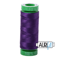 Aurifil 40wt Cotton Mako' 150m Spool - 2545 - Medium Purple