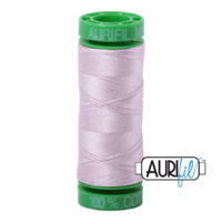 Aurifil 40wt Cotton Mako' 150m Spool - 2564 - Pale Lilac