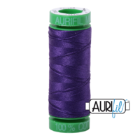 Aurifil 40wt Cotton Mako' 150m Spool - 2582 - Dark Violet