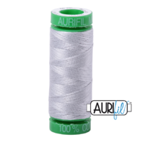 Aurifil 40wt Cotton Mako' 150m Spool - 2600 - Dove