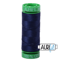 Aurifil 40wt Cotton Mako' 150m Spool - 2745 - Midnight