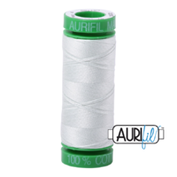Aurifil 40wt Cotton Mako' 150m Spool - 2800 - Mint Ice