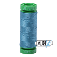 Aurifil 40wt Cotton Mako' 150m Spool - 2815 - Teal