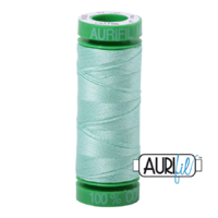 Aurifil 40wt Cotton Mako' 150m Spool - 2835 - Medium Mint