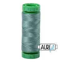Aurifil 40wt Cotton Mako' 150m Spool - 2850 - Medium Juniper