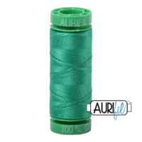 Aurifil 40wt Cotton Mako' 150m Spool - 2865 - Emerald