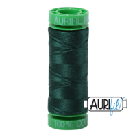 Aurifil 40wt Cotton Mako' 150m Spool - 2885 - Medium Spruce