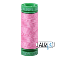 Aurifil 40wt Cotton Mako' 150m Spool - 3660 - Bubblegum