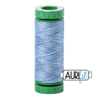 Aurifil 40wt Cotton Mako' 150m Spool - 3770 - Stone Washed Denim
