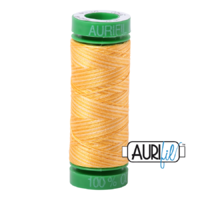 Aurifil 40wt Cotton Mako' 150m Spool - 3920 - Golden Glow
