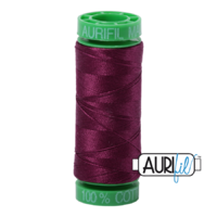 Aurifil 40wt Cotton Mako' 150m Spool - 4030 - Plum