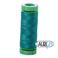 Aurifil 40wt Cotton Mako' 150m Spool - 4093 - Jade