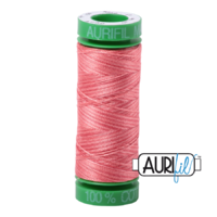 Aurifil 40wt Cotton Mako' 150m Spool - 4250 - Flamingo