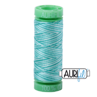 Aurifil 40wt Cotton Mako' 150m Spool - 4654 - Turquoise Foam