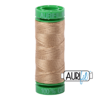 Aurifil 40wt Cotton Mako' 150m Spool - 5010 - Blond Beige