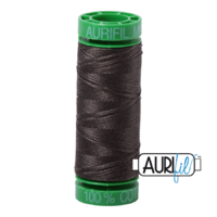 Aurifil 40wt Cotton Mako' 150m Spool - 5013 - Asphalt