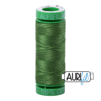 Aurifil 40wt Cotton Mako' 150m Spool - 5018 - Dark Grass Green