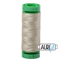 Aurifil 40wt Cotton Mako' 150m Spool - 5020 - Light Military Green