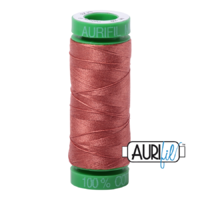 Aurifil 40wt Cotton Mako' 150m Spool - 6728 - Cinnabar