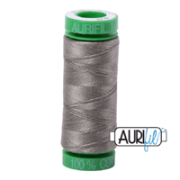 Aurifil 40wt Cotton Mako' 150m Spool - 6732 - Earl Grey