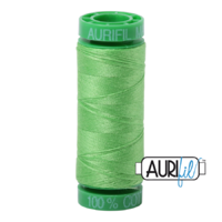 Aurifil 40wt Cotton Mako' 150m Spool - 6737 - Shamrock Green