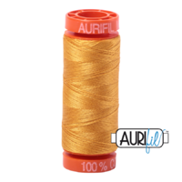 Aurifil 50wt Cotton Mako' 200m Spool - 2140 - Orange Mustard