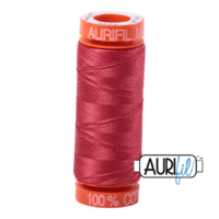 Aurifil 50wt Cotton Mako' 200m Spool - 2230 - Red Peony