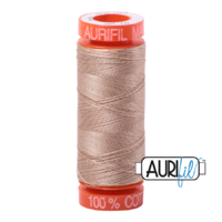 Aurifil 50wt Cotton Mako' 200m Spool - 2314 - Beige