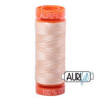 Aurifil 50wt Cotton Mako' 200m Spool - 2315 - Shell