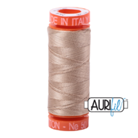 Aurifil 50wt Cotton Mako' 200m Spool - 2326 - Sand