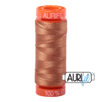 Aurifil 50wt Cotton Mako' 200m Spool - 2330 - Light Chestnut