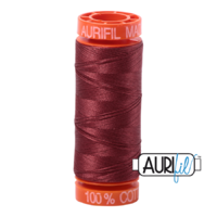 Aurifil 50wt Cotton Mako' 200m Spool - 2345 - Raisin