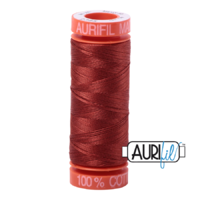 Aurifil 50wt Cotton Mako' 200m Spool - 2385 - Terracotta