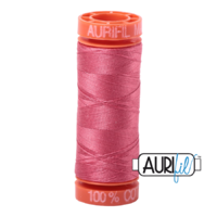 Aurifil 50wt Cotton Mako' 200m Spool - 2440 - Peony