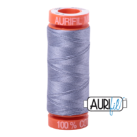 Aurifil 50wt Cotton Mako' 200m Spool - 2524 - Grey Violet