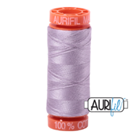 Aurifil 50wt Cotton Mako' 200m Spool - 2562 - Lilac