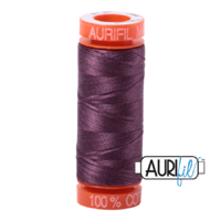 Aurifil 50wt Cotton Mako' 200m Spool - 2568 - Mulberry