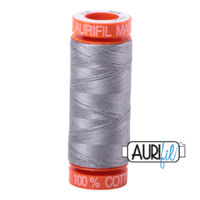 Aurifil 50wt Cotton Mako' 200m Spool - 2606 - Mist