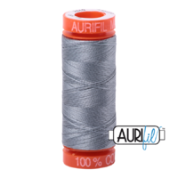 Aurifil 50wt Cotton Mako' 200m Spool - 2610 - Light Blue Grey